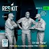 RESKIT RSF35-0013 CH-54A Tarhe pilots Late in a standing position (1968 +) (scene 1) (3 pcs) (3D Printed) 1/35